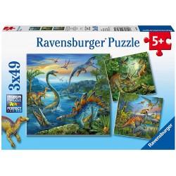 Ravensburger - Puzzles 3x49 pièces - La fascination des dinosaures