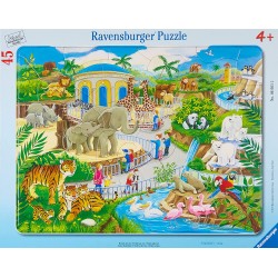 Ravensburger - Puzzle cadre 30-48 pièces - Visite au zoo