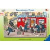 Ravensburger - Puzzle cadre 15 pièces - Ma voiture de pompier