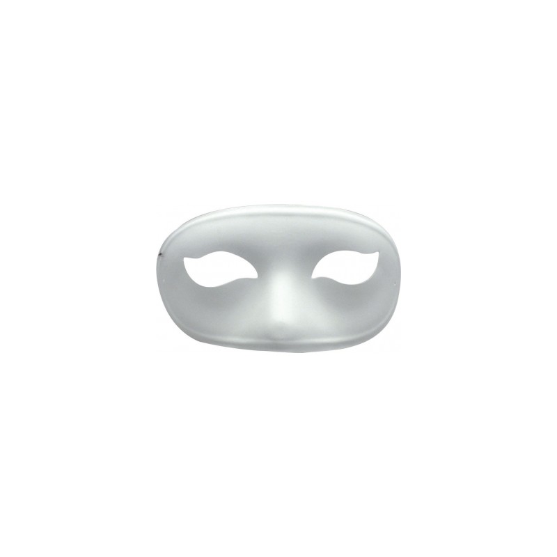 DTM - Loisirs créatifs - Masque en plastique blanc à décorer - Loup simple