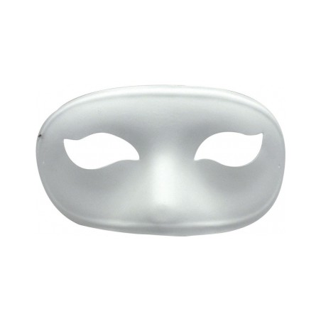Graine Créative - Loisirs créatifs - Masque en plastique blanc à décorer - Loup simple