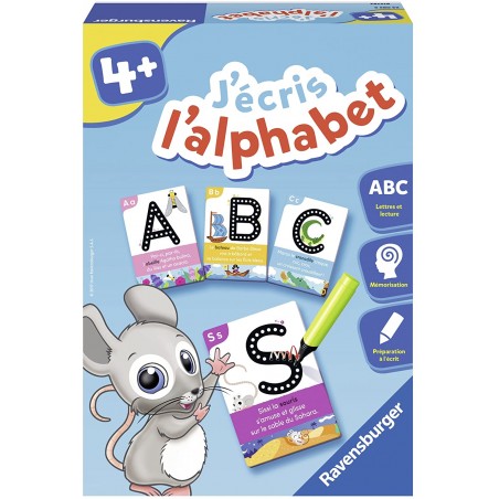 Ravensburger - Jeu éducatifs - J'écris l'alphabet