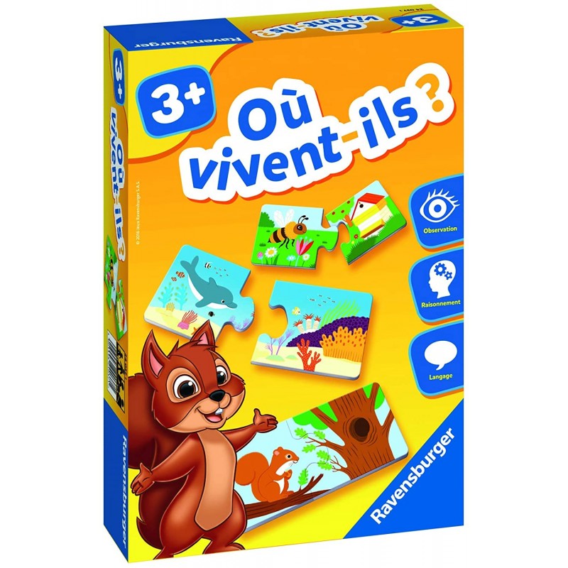 Ravensburger - Où vivent-ils ?