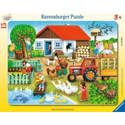Ravensburger - Puzzle cadre 15 pièces - Qui Va avec Quoi