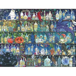 Ravensburger - Puzzle 2000 pièces - L'étagère à potions - Zoe Sandler