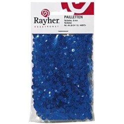 Rayher - Blister de 4000 paillettes bombées percées sequin - Blanc - 6 mm