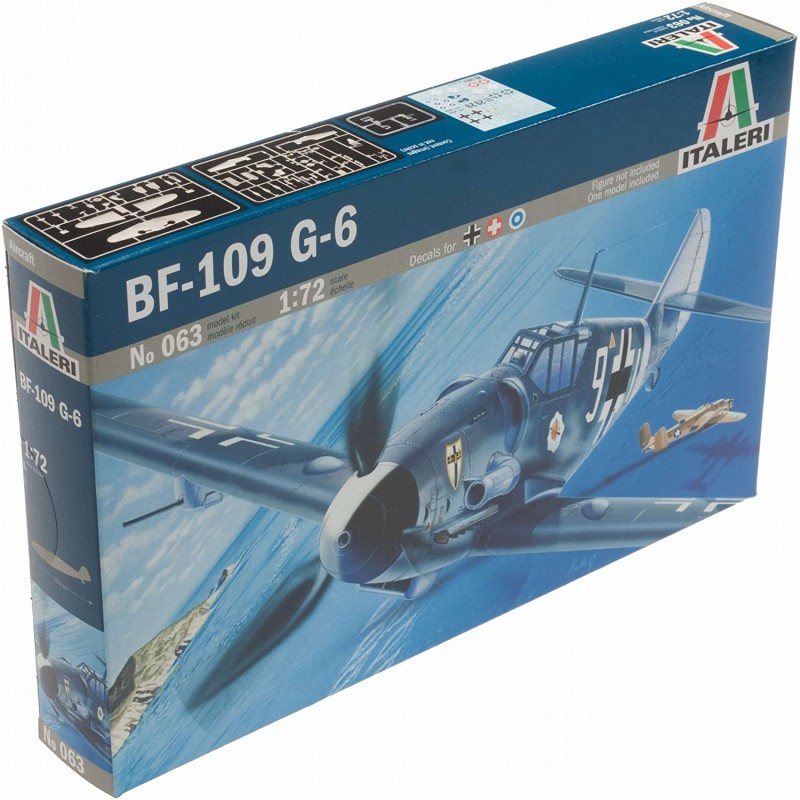Italeri - I063 - Maquette - Aviation - Messerschmitt BF109G-6 - Echelle 1:72