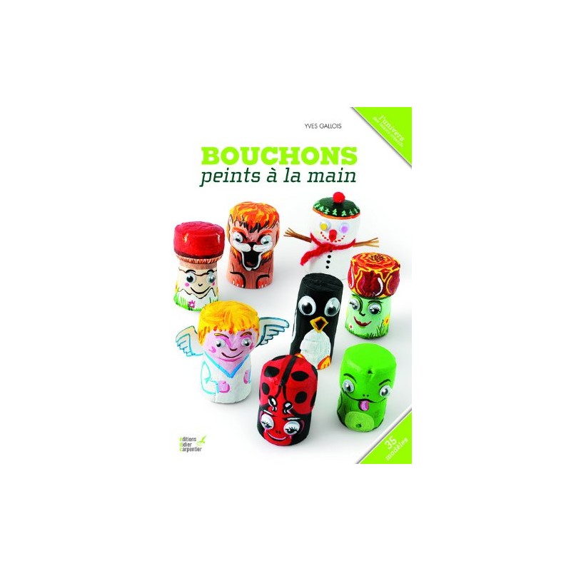 Livre - Bouchons peints à la main