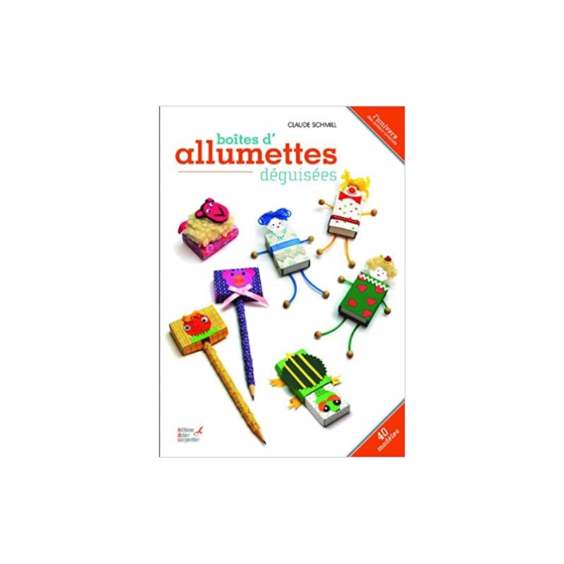 Livre - Boîtes d'allumettes décorées