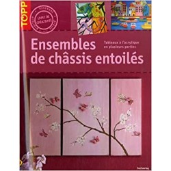 Livre - Ensemble des châssis entoilés - Tableaux à l'acrylique en plusieurs parties