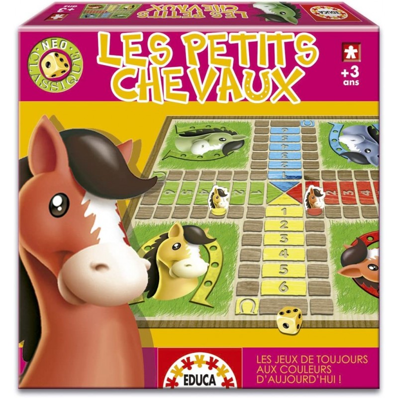 Educa - Jeu de société - Petits chevaux