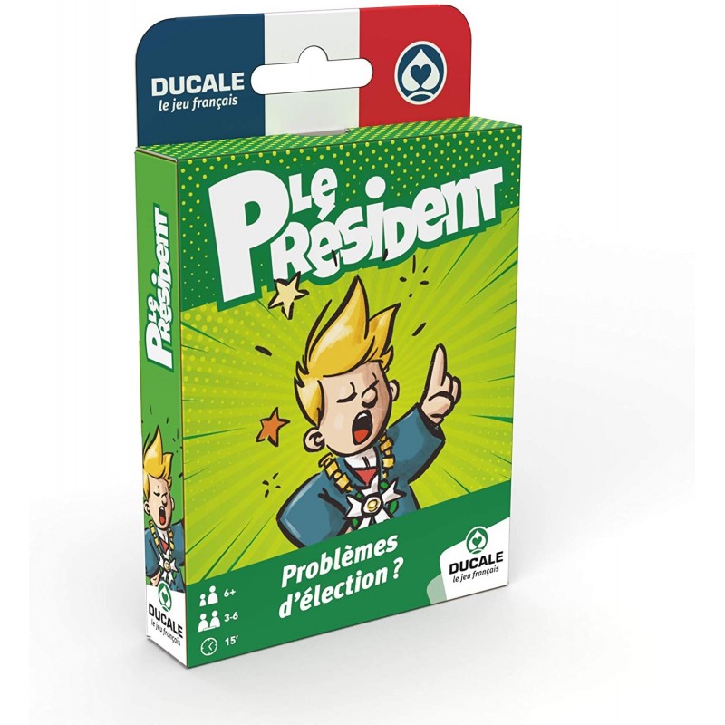 Jeu de société - Ducale - Jeu de cartes - Le président junior