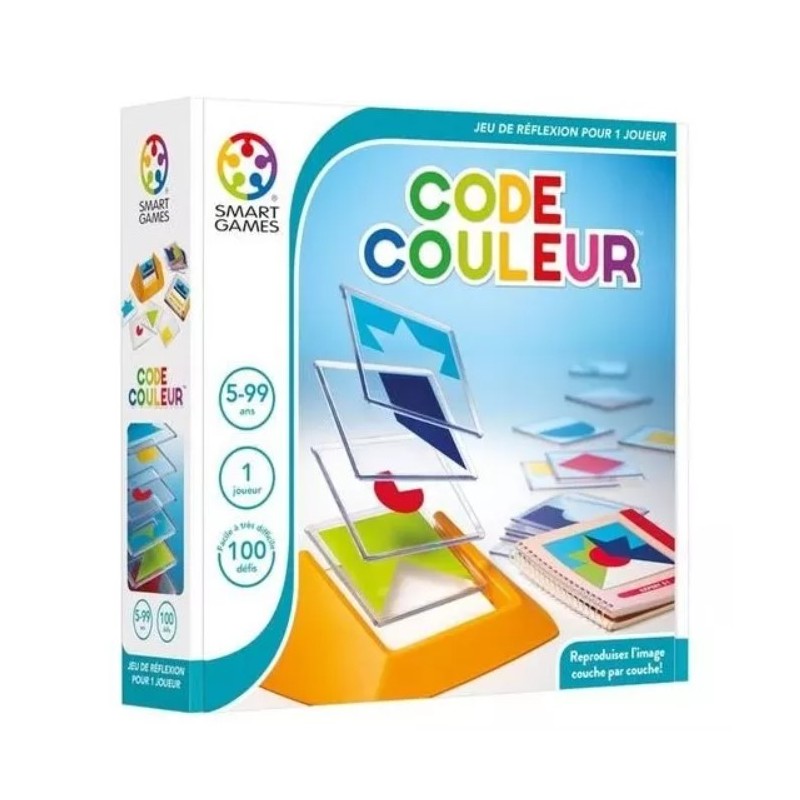 Smartgame - Jeu de logique et réflexion - Code couleur - Jeu solo