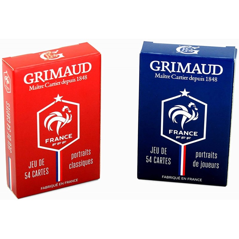 Grimaud- FFF Coupe du Monde-2 Jeux de Cartes, 130007297
