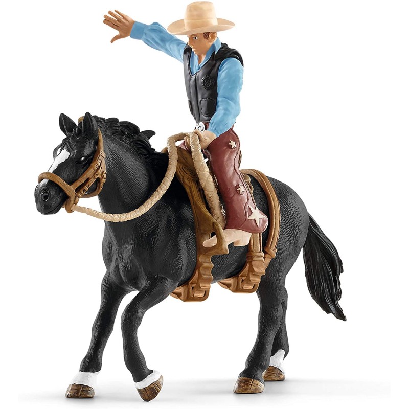 Schleich - 41416 - Selle Western avec Cowboy