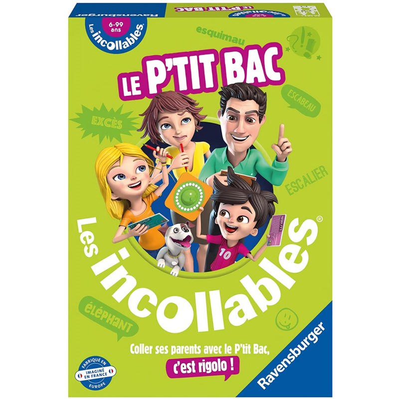 Ravensburger - Jeu éducatifs - Le P'tit bac des Incollables