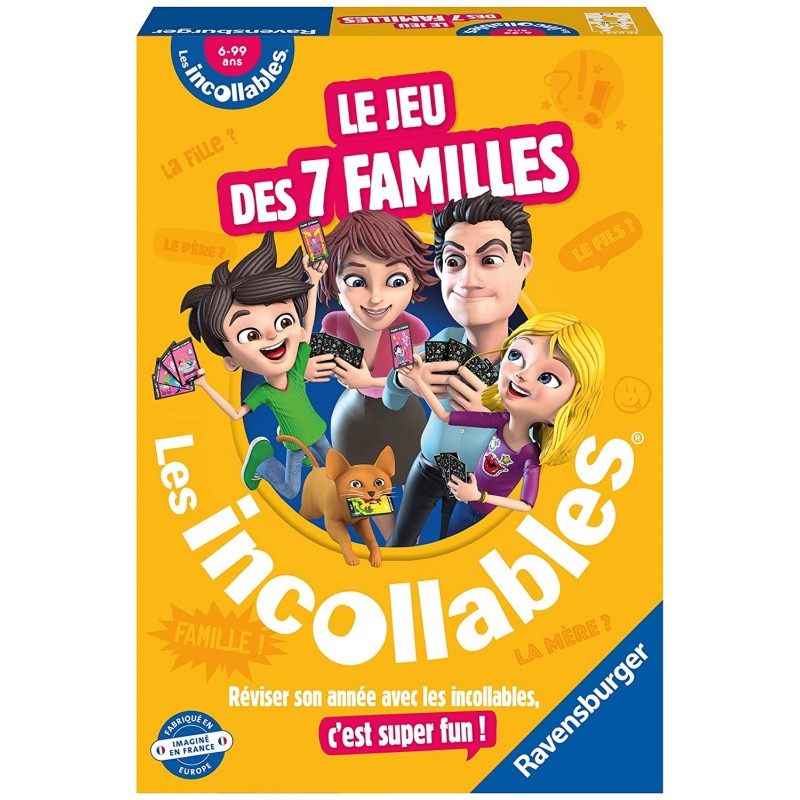 Ravensburger - Le jeu des 7 Familles des Incollables