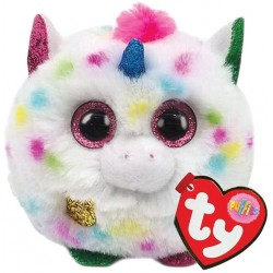 Peluche TY - Puffies 10 cm - Harmonie la licorne