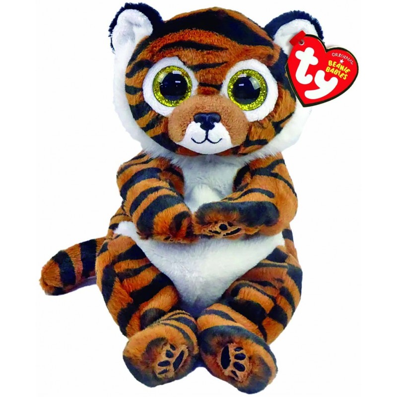 Peluche TY - Peluche 15 cm - Clawdia le tigre