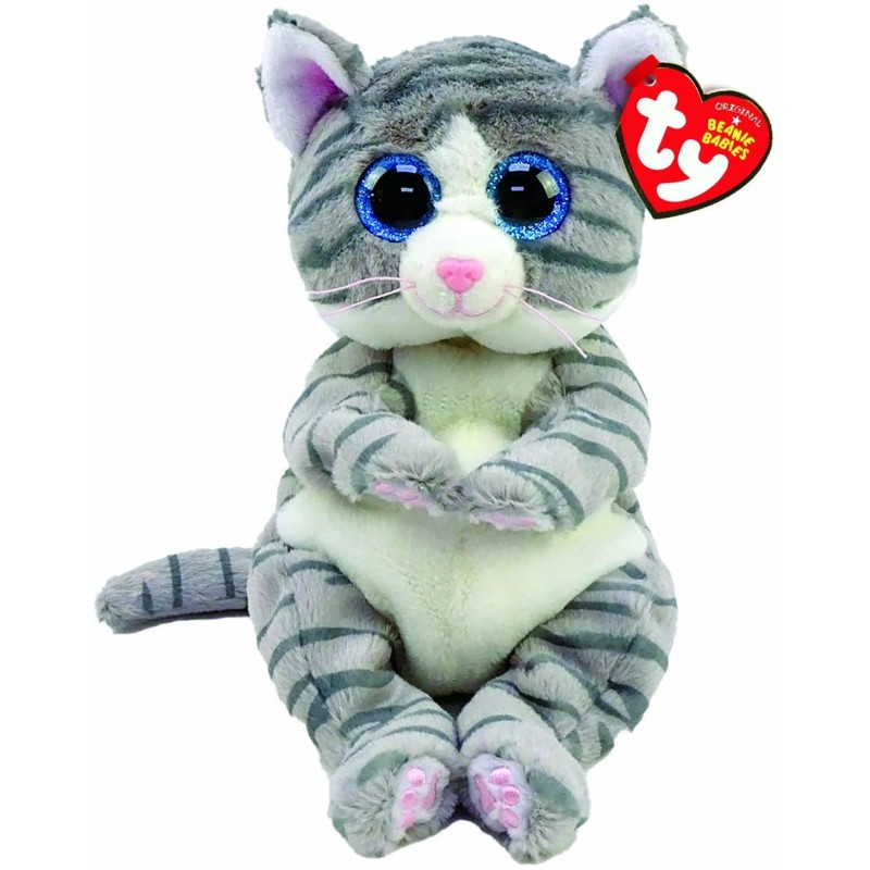 Peluche TY - Peluche 15 cm - Mitzi le chat