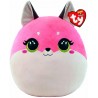 Ty Squish a boos-Coussin Roxie Le Renard 20cm, Rose, TY39223, 20 cm