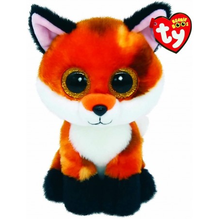 Peluche TY - Peluche 15 cm - Meadow le renard