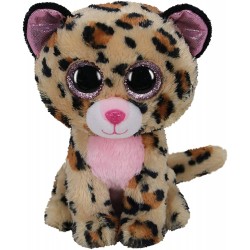 Peluche TY - Peluche 15 cm - Livvie le léopard