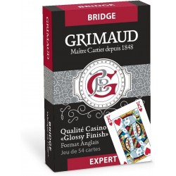 Jeu de société - Grimaud Expert - Jeu de 54 cartes - Coloris aléatoire