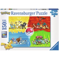 Ravensburger - Puzzle 150 pièces XXL - Les différents types de Pokémon