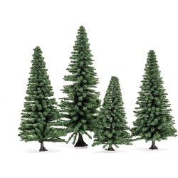 Hornby - Accessoire modélisme - Pack de 4 arbres - Sapins