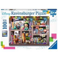 Ravensburger - Puzzle 100 pièces XXL - L'étagère du collectionneur Disney