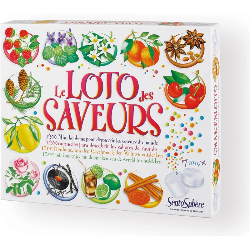 Sentosphère - 107 - Jeu de société - Le loto des saveurs