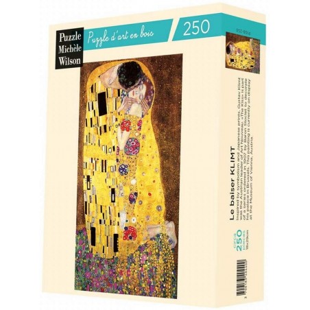 Michèle Wilson - Puzzle d'art en bois - 250 pièces - Le baiser - Klimt