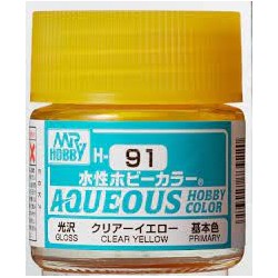 Aqueous Hobby Colors - MRHH-091 - Gloss Clear Yellow - 10 ml
