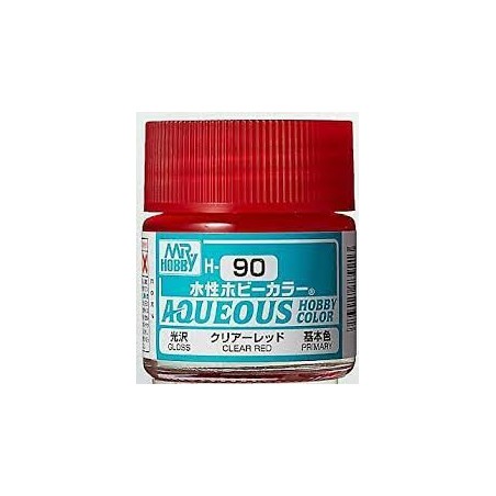 Aqueous Hobby Colors - MRHH-090 - Gloss Clear Red - 10 ml