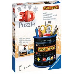 Ravensburger - Puzzle 3D Pot à crayons - Pac-Man