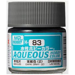 Aqueous Hobby Colors - MRHH-083 - Dark Gray 2 - 10 ml