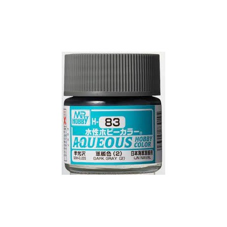Aqueous Hobby Colors - MRHH-083 - Dark Gray 2 - 10 ml