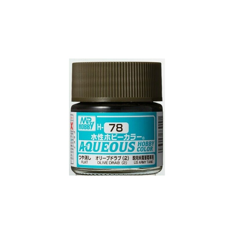 Aqueous Hobby Colors - MRHH-078 - Olive Drab - 10 ml