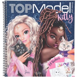 Depesche - Top Model - Livre de coloriage - Kitty