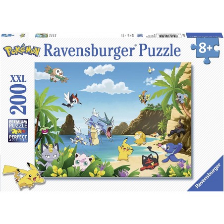 Ravensburger - Puzzle 200 pièces XXL - Attrapez-les tous ! - Pokémon