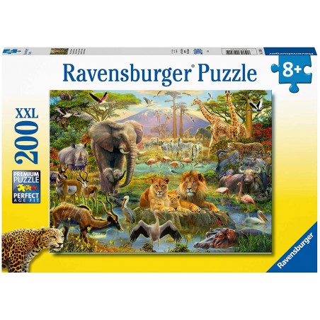 Ravensburger - Puzzle 200 pièces XXL - Animaux de la savane