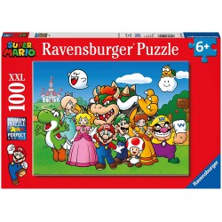 Ravensburger - Puzzle 100 pièces XXL - Super Mario Fun