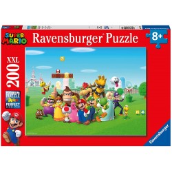Ravensburger - Puzzle 200 pièces XXL - Les aventures de Super Mario