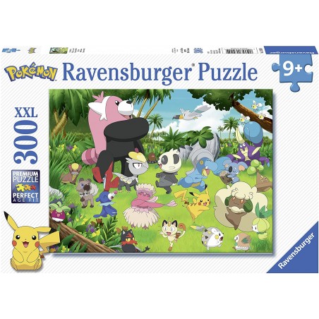Ravensburger - Puzzle 300 pièces XXL - Pokémon sauvages