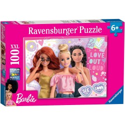 Ravensburger - Puzzle 100 pièces XXL - Toujours voir le bon côté - Barbie