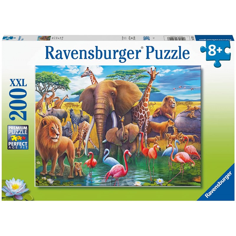 Ravensburger - Puzzle 200 pièces XXL - En plein safari