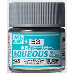 Aqueous Hobby Colors - MRHH-053 - Neutral Gray - 10 ml