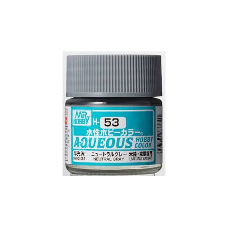 Aqueous Hobby Colors - MRHH-053 - Neutral Gray - 10 ml