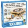 Jeu de société - Coffret 100 jeux en bois - Grands classiques